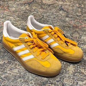 ADIDAS GAZELLE INDOOR Crew Yellow Cloud White Gold